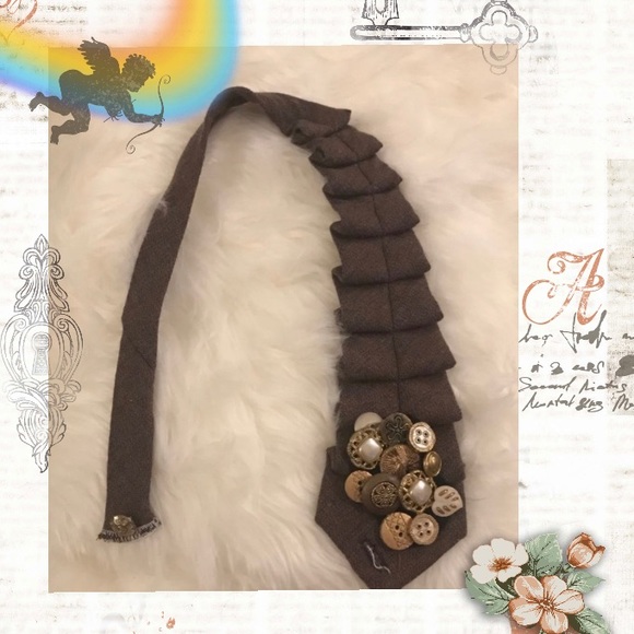 Vintage Multipurpose Tie Belt w/buttons. - Picture 2 of 7